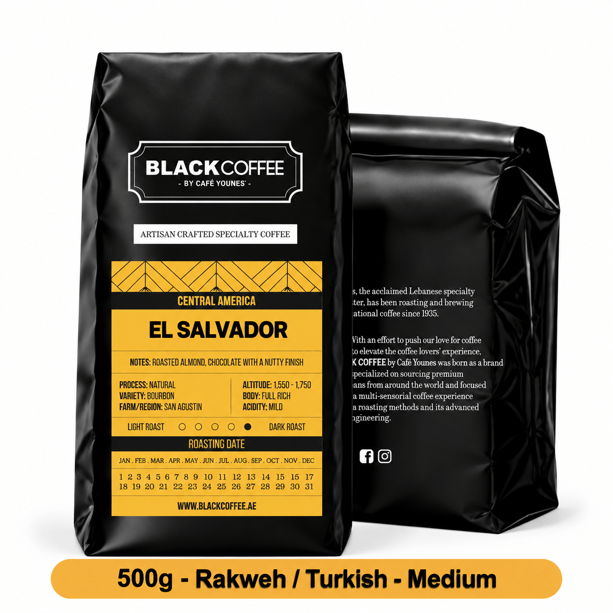 500g | Rakweh/Turkish Grind | Medium Roast