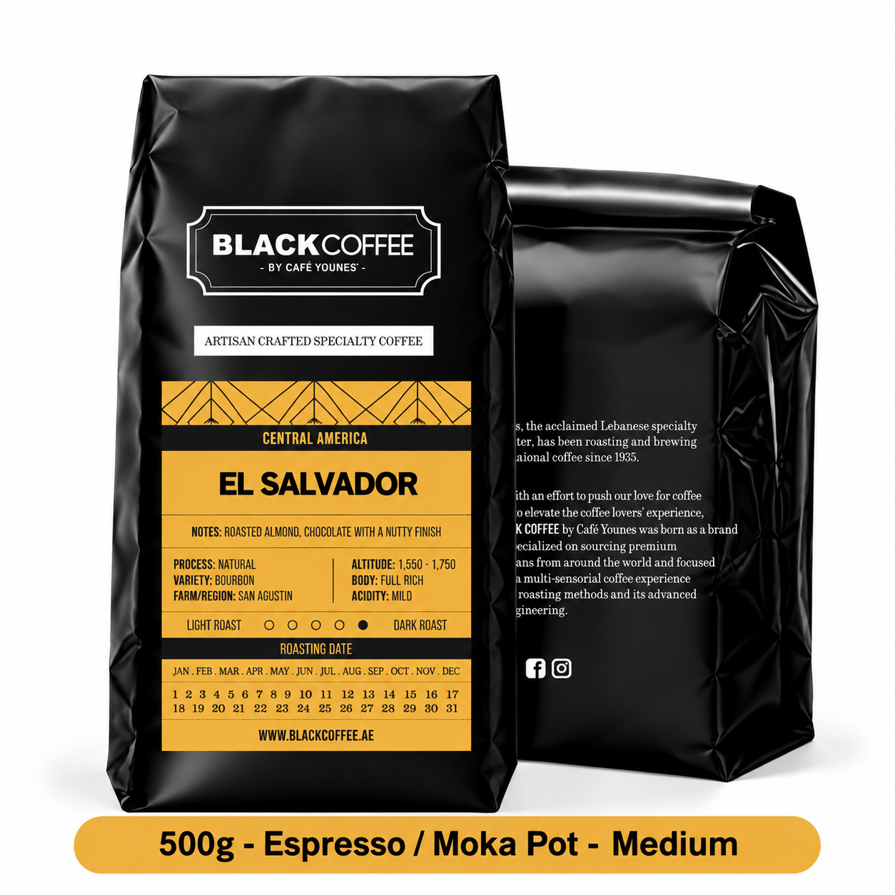 500g | Espresso/Moka Pot Grind | Medium Roast