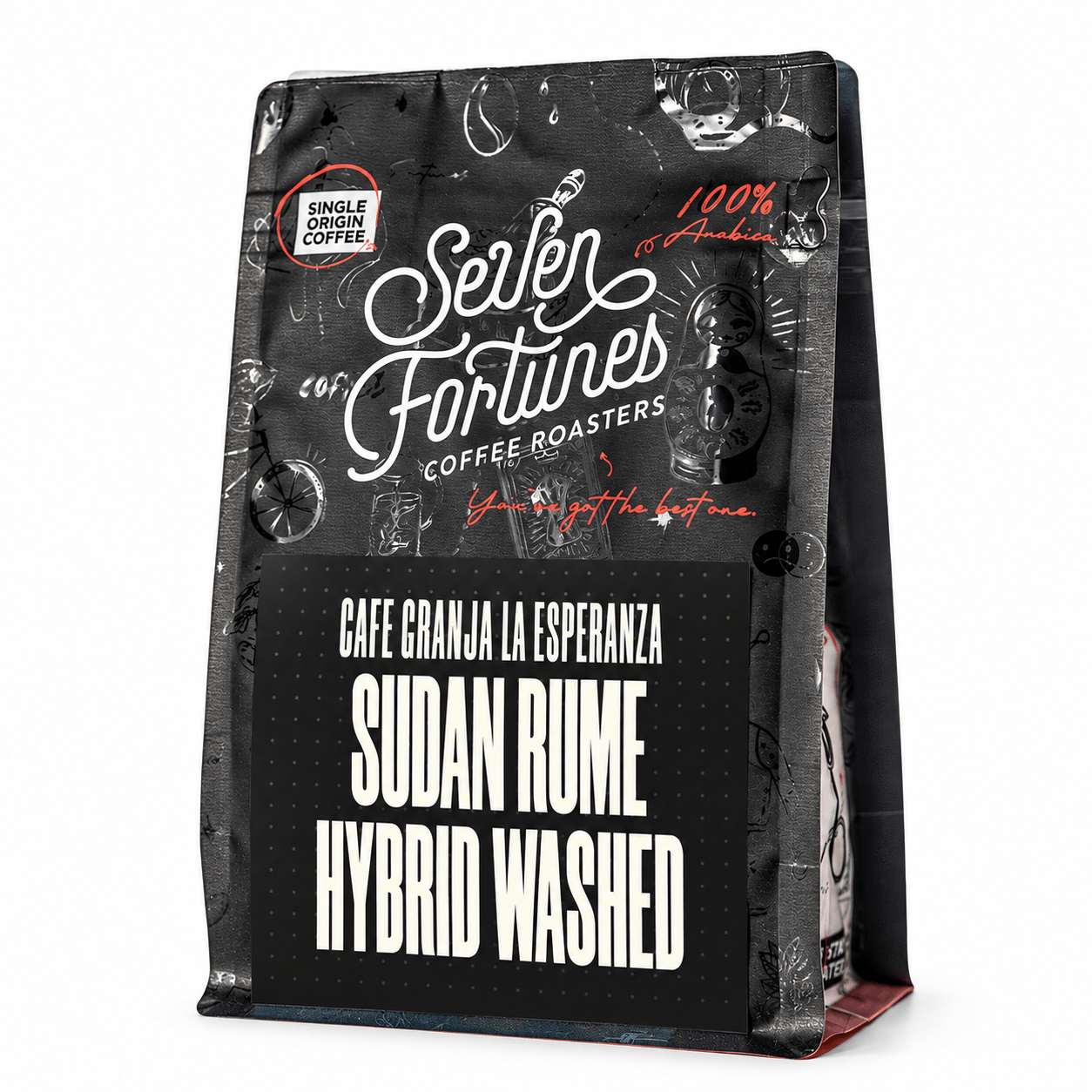 Seven Fortunes Cafe Granja La Esperanza Sudan Rume Hybrid Washed-100g