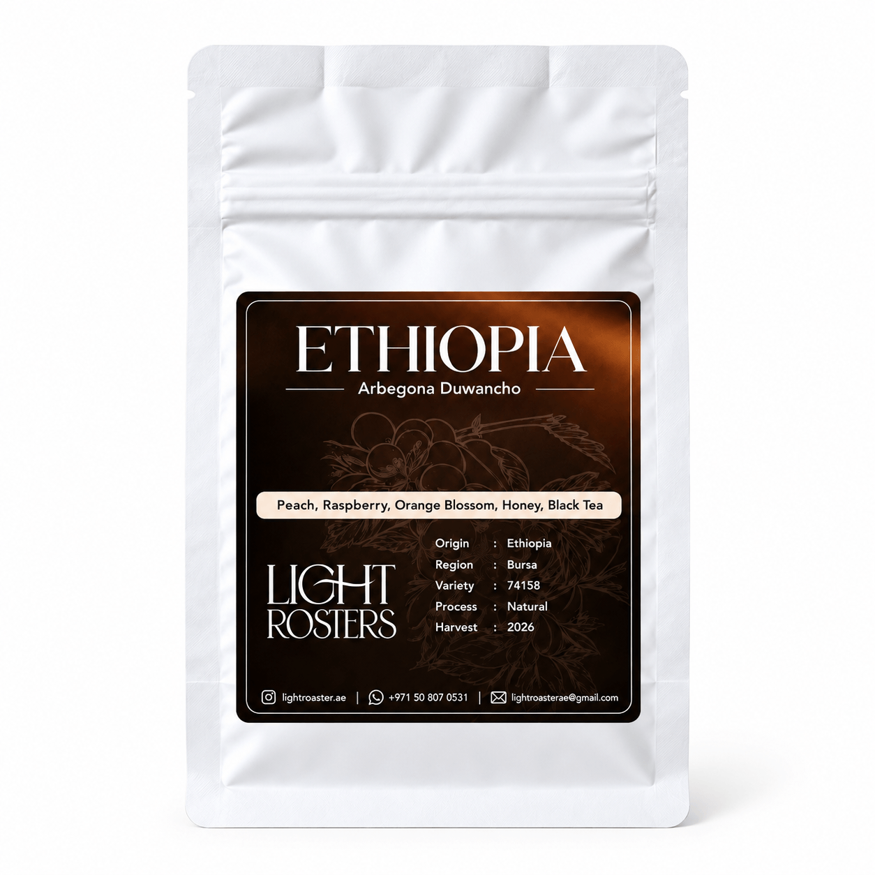 LightRoaster Ethiopia Arbegona Duwancho LR-WEB-ETHIOPIA-250G