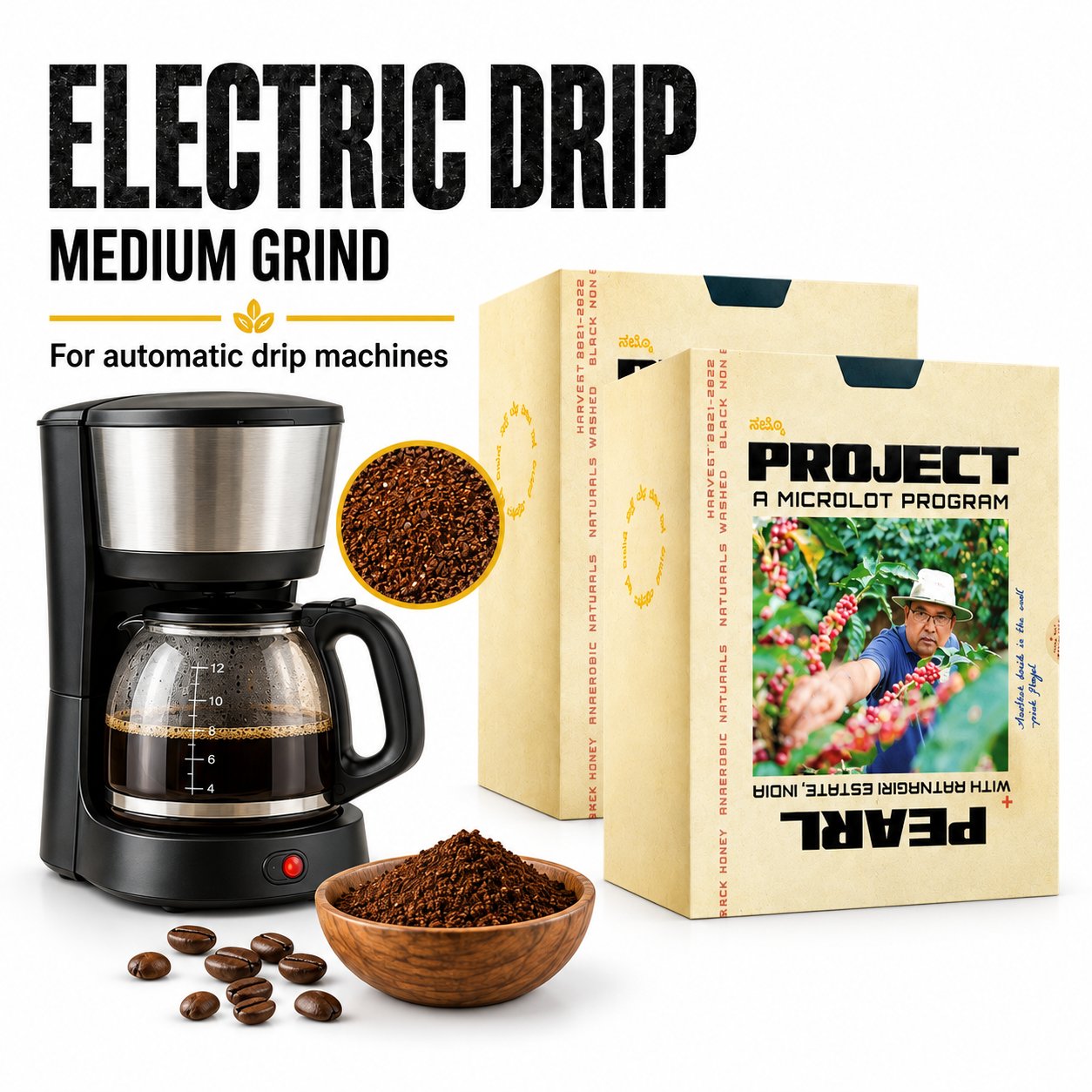 Electric Drip Coffee Machine (250g)