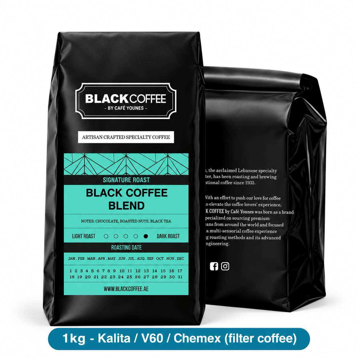 1kg | Filter Grind (Kalita/V60/Chemex)