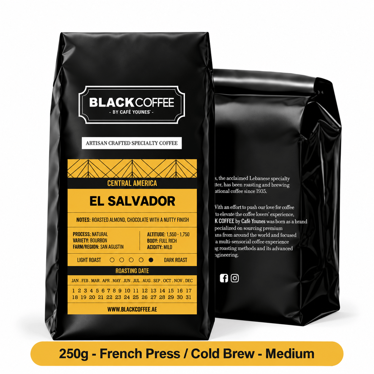 250g | French Press/Cold Brew Grind | Medium Roast