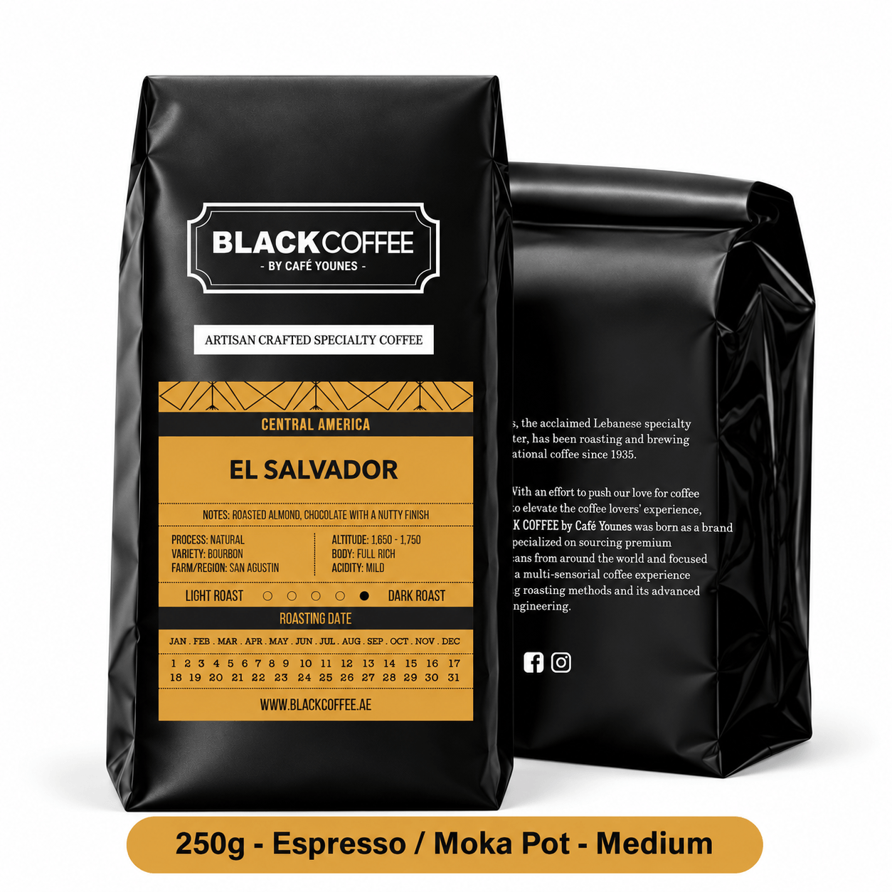 250g | Espresso/Moka Pot Grind | Medium Roast