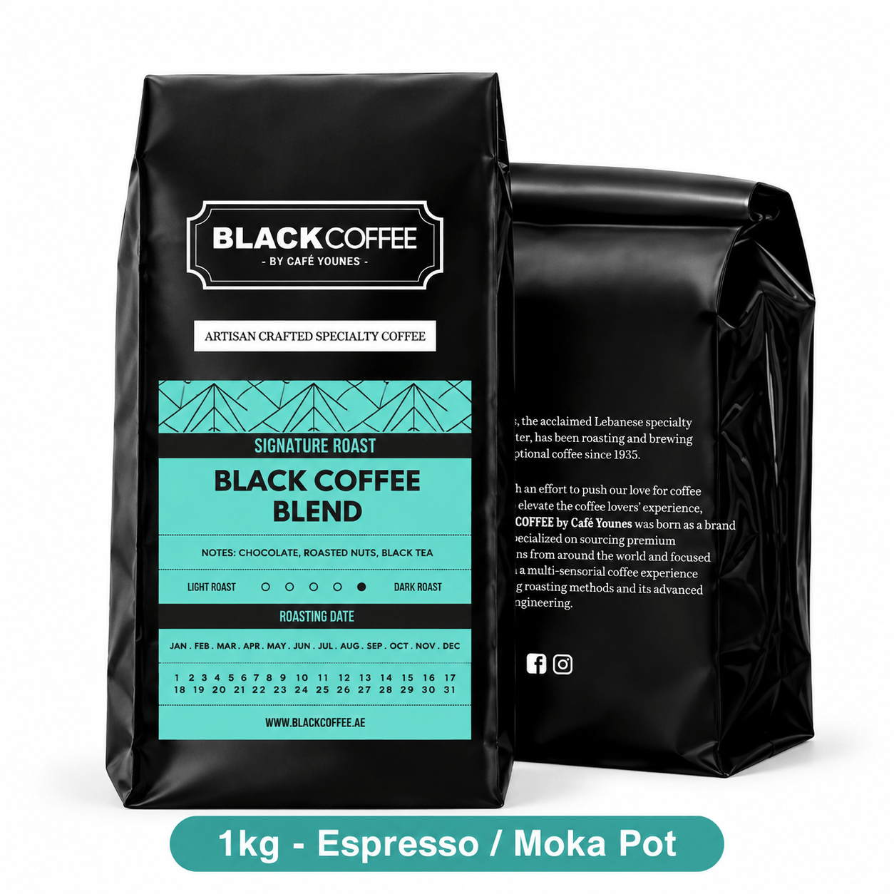 1kg | Espresso/Moka Pot Grind