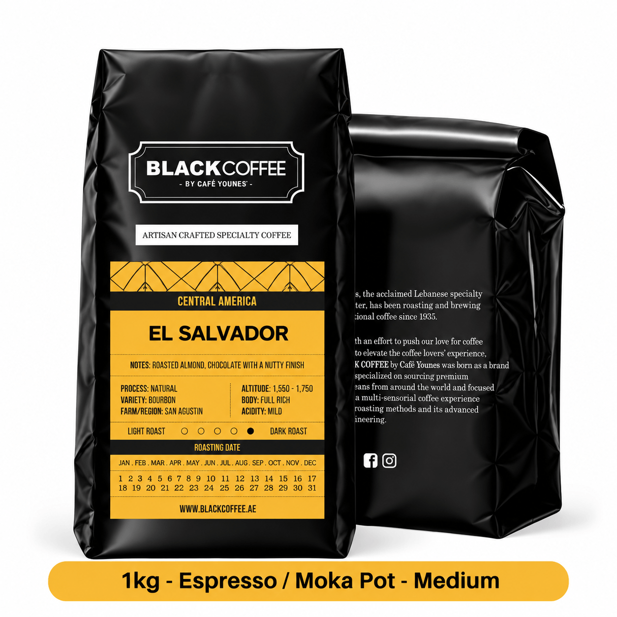 1kg | Espresso/Moka Pot Grind | Medium Roast
